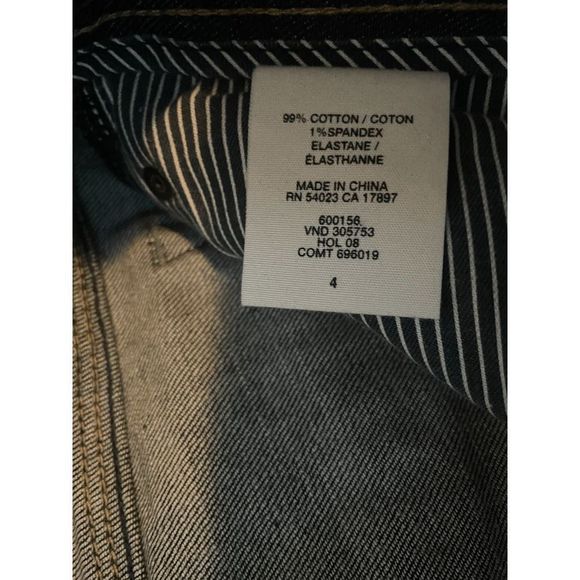 GAP Limited Edition Low Rise Wide Leg NWT Jeans Dark Wash Size 4 - Picture 10 of 11